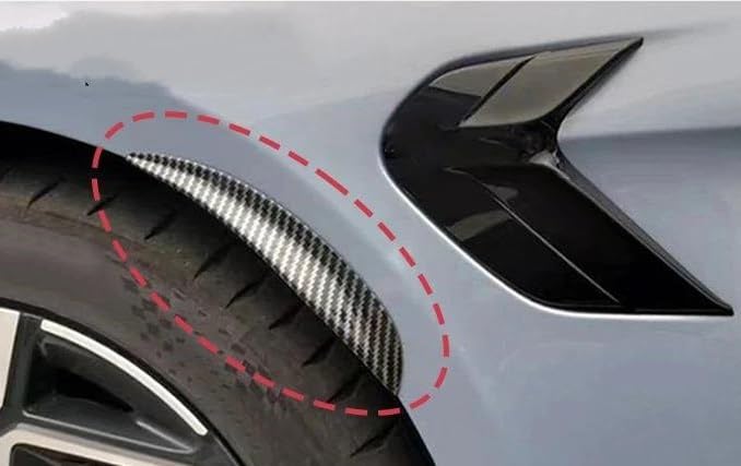 Protectores de guardabarros curvos para evitar arañazos en los pasos de rueda de tu coche de 4 uds 3