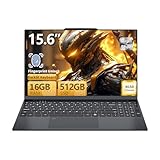 【Teclado Retroiluminado + Desbloqueo + Teclado Numérico】Esta pc portatil está equipada con un teclado retroiluminado de tamaño completo, que se activa con 