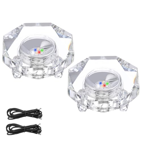 Socle lumineux LED 7 couleurs pour sublimer le cristal 3D