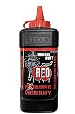 CE TOOLS Baboon Butt Red® EXTREME VISIBILITY Marking Chalk- MADE IN USA - Red 10 oz (283.5g)