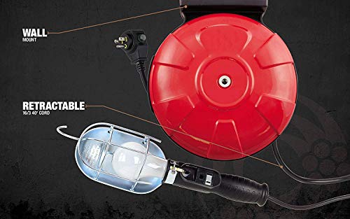 Woods 48000 Cord Reel, 40 Foot, Orange #TOP3