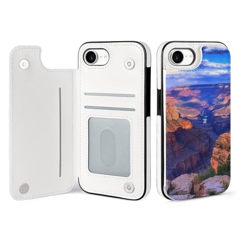 HKMNLEW iPhone 16 SE4�p�E�H���b�g�P�[�X�A�r���[�e�B�[�O�����h�L���j�I���v�����g�t���b�vPU���U�[���C�ϏՌ��d�b�P�[�X�J�o�[ �J�[�h�z���_�[�t��