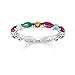 Produktbild Thomas Sabo Damen-Ring Glam & Soul Farbige Steine 925 Sterling Silber Größe 48 TR2185-477-7-48