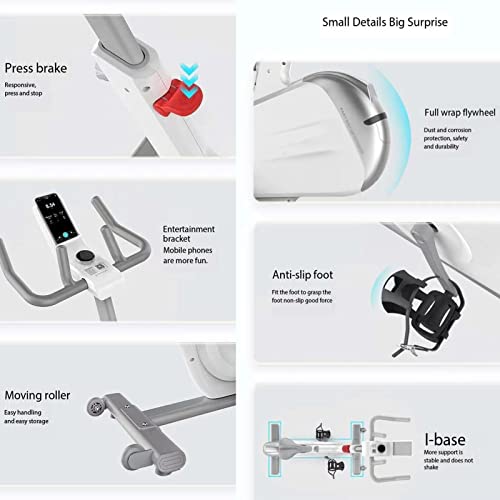 Image of Exercise Bike,Smart Ultraquiet, Bike with Comfortable Seat Cushion, Indoor Fitness Exercise Weight Loss Equipment -Black