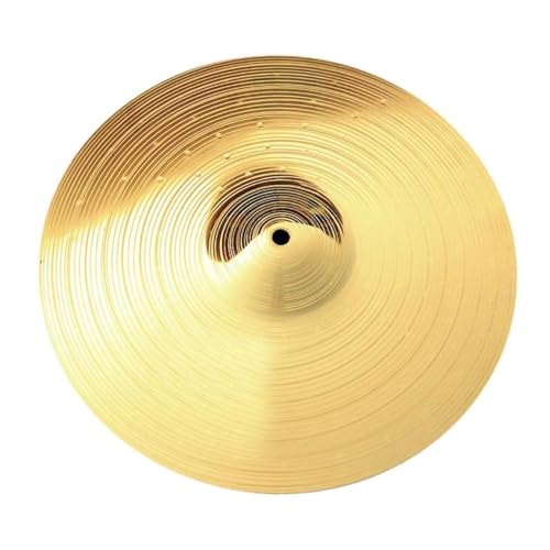 SM SunniMix Crash Cymbal Drum Practice Cymbal Percussion Instrument Accessories Performance Drum Players Alloy Professional Drum Cymbal, 20 inch