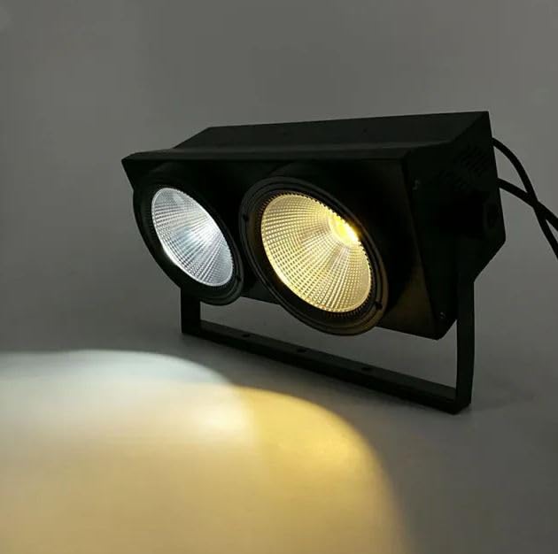 BLINDER ACCECATORE DMX A LED BIANCO CALDO E FREDDO 8 CANALI DMX WW CW COB LED