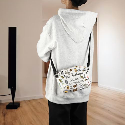 POFULL New Zealand Inspired Gift New Zealand Lover Gift New Zealand Is Always A Good Idea Corssbody Bag4