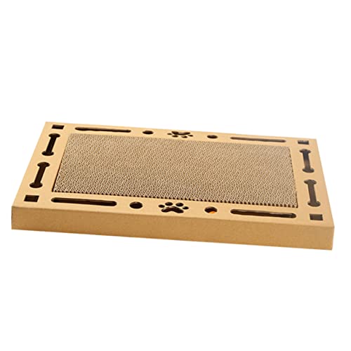 BESPORTBLE 猫の爪とぎ cat scratcher 猫引っ掻き 自動猫ボール 猫テープ ミニキャットツリー 猫用サイザル麻敷き 猫のおもちゃ 子猫紙スクラッチャー 段ボール Khaki