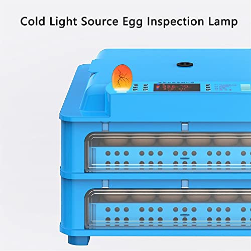 YAWEDA Vollautomatische Inkubator, Brutmaschine Eier automatisch drehen Brutapparat mit LED Temperaturanzeige Temperatur… – Bild 4