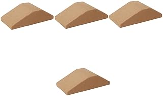 BESPORTBLE 4 Unidades De Bloco De Agachamento Levantamento Terra Placa Inclinada Pedialax Maca De Calcanhar Maca De Panturrilha Agachamento Cunha Placa Elástica Profissional Placa Inclinada