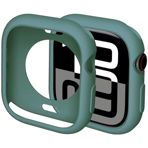 [Taglio perfetto]: La custodia presenta ritagli precisi per tutti i pulsanti funzionali, le porte e le funzioni del vostro Apple Watch. Il design del bordo rialzato protegge lo schermo sollevandolo leggermente dalle superfici piane. È possibile accedere a tutte le porte e ai pulsanti senza interferenze da parte della custodia. Questa custodia per Apple Watch da 42 mm può avvolgere saldamente l'orologio, senza preoccuparsi del rischio di caduta.
