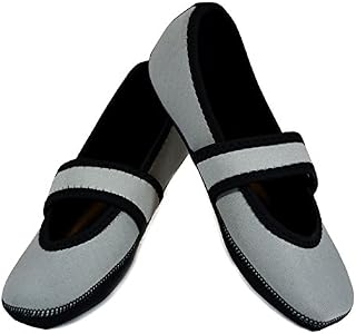 Nufoot Betsy Lou Women's Shoes, Best Foldable & Flexible Flats, Slipper Socks, Travel