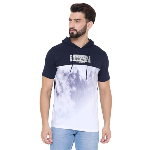 Image of Duke Letter Print Slim Fit Men Tshirt