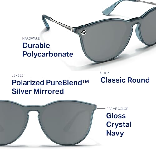 Image of Blenders Eyewear North Park X2 - Polarized Sunglasses - Classic Shape, Mixed Metal Frame - 100% UV Protection