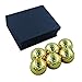 ZERONOWA ゴルフボール 金色 コンペ イベント 景品 プレゼント ゴールド 6個セット