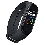 Xiaomi Mi Band 5 Global Version Fitness-Armband, 2,7 cm (1,1 Zoll), AMOLED-Farbdisplay, Unisex, Schwarz, 1 Stück (1er Pack)