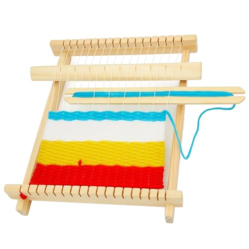 DqiUnaX Webrahmen Für Kinder Ab 4, Holz Webrahmen Mit Anleitung, webrahmen...