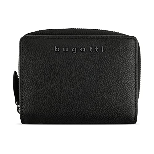 Compagnon bugatti Bella noir en cuir véritable pour femme active