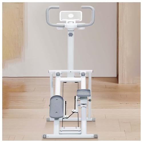 Máquina para Subir escaleras pasamanos multifunción Máquina de Ejercicios para Escalar con Altura de Pedal Ajustable Escalador Vertical para Fitness en casa