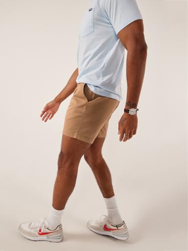 Image of Chubbies Chino Shorts Men 5.5 Inch - Mens Shorts Casual with Elastic Waistband, Side and Back Pockets, Stretch Cotton Blend