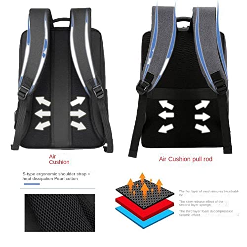 Men's Business backpack large capacity waterproof rucksack fashion travel bag gift conference bag4