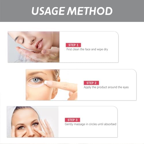 Eye Cream, Retinol Eye Cream for Dark Circles Puffiness, Anti-Wrinkle