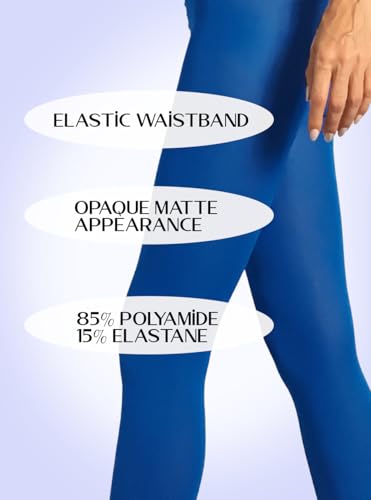 Image of Mila Marutti Opaque Tights for Women | Soft Stockings Pantyhoseier | - Made in EU