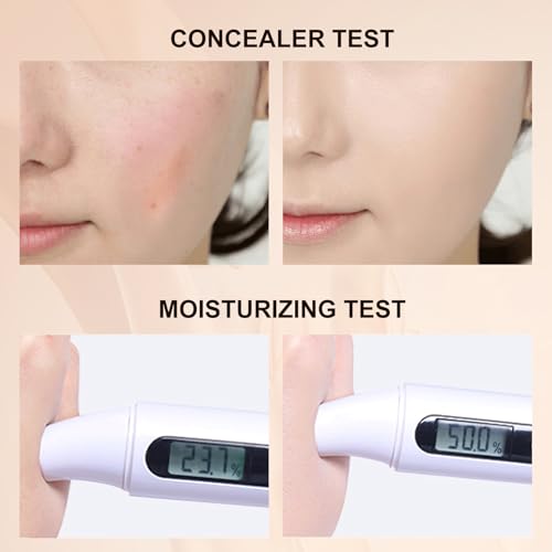 Mushroom Head Air Cushion CC Cream for Older Women, Medium Coverage Lightweight Up To 24H Wear Intense Moisture, Self Adjusting for Mature Skin, Vegan Formula (Ivory) — view 4