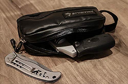 Amabilis Water Resistant, Ultra-Durable Stash Capsule Dopp Kit, Tactical Concealment And Small Items Storage Pouch, 7.5 X 4 X 1.5 Inches - 40 Cubic In #TOP4