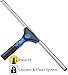Unger 18-inch Professional Grip Swivel Squeegee – Professional Grade Window Squeegee for the Home, Large Squeegee for Glass Window Cleaning