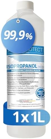 Produktbild von 0,75 Liter Isopropanol 99,9% – IPA Reiniger Mit Spritzeinlage, Made In Germany
