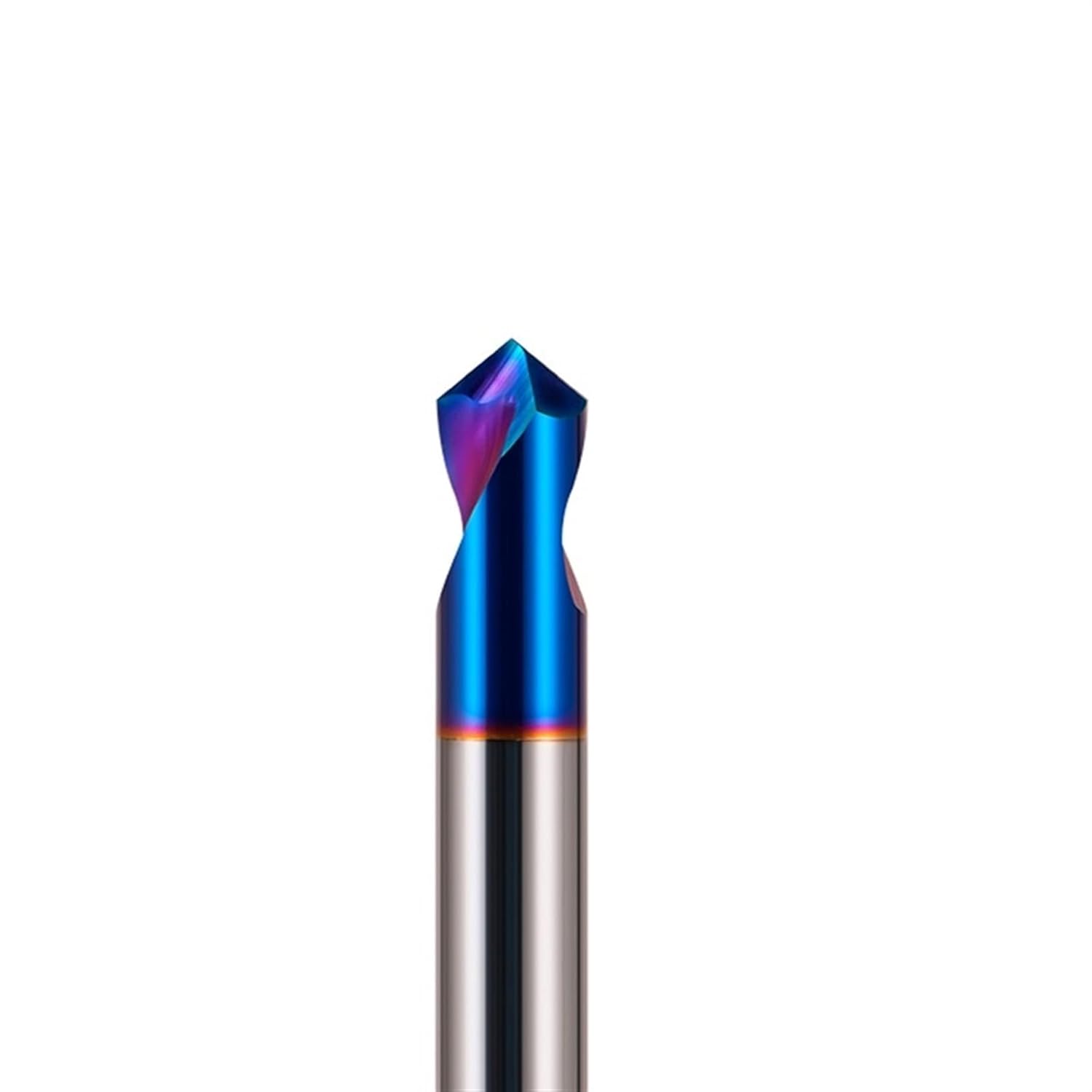 90 Degree Solid Carbide Chamfer Countersink Chamfer Drill Bits Center Spotting Location Hole Drill Bit 1Pcs(Carbide HRC45,4mm)