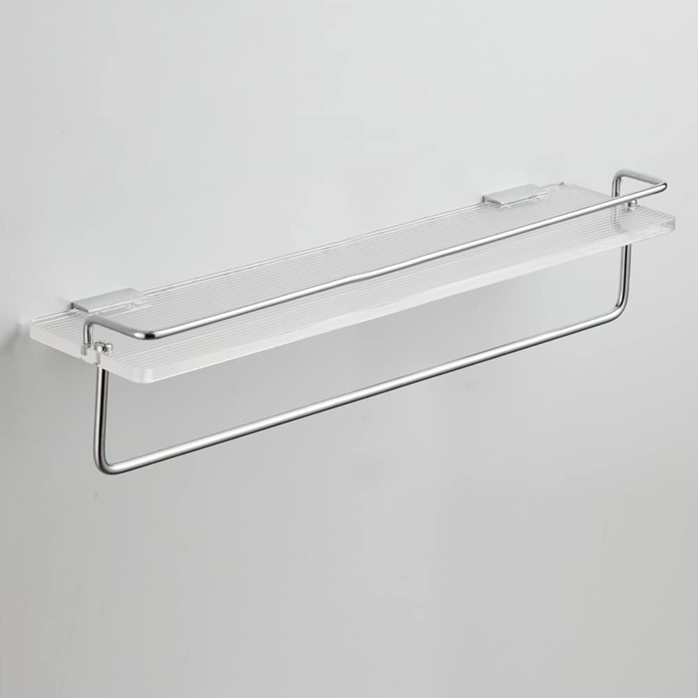 ZJHFFFG Shower Shelf Racks Wall Mounted Bathtub Organizer Acrylic Washroom Washbasin Towel Storage Hanger Shower Caddy