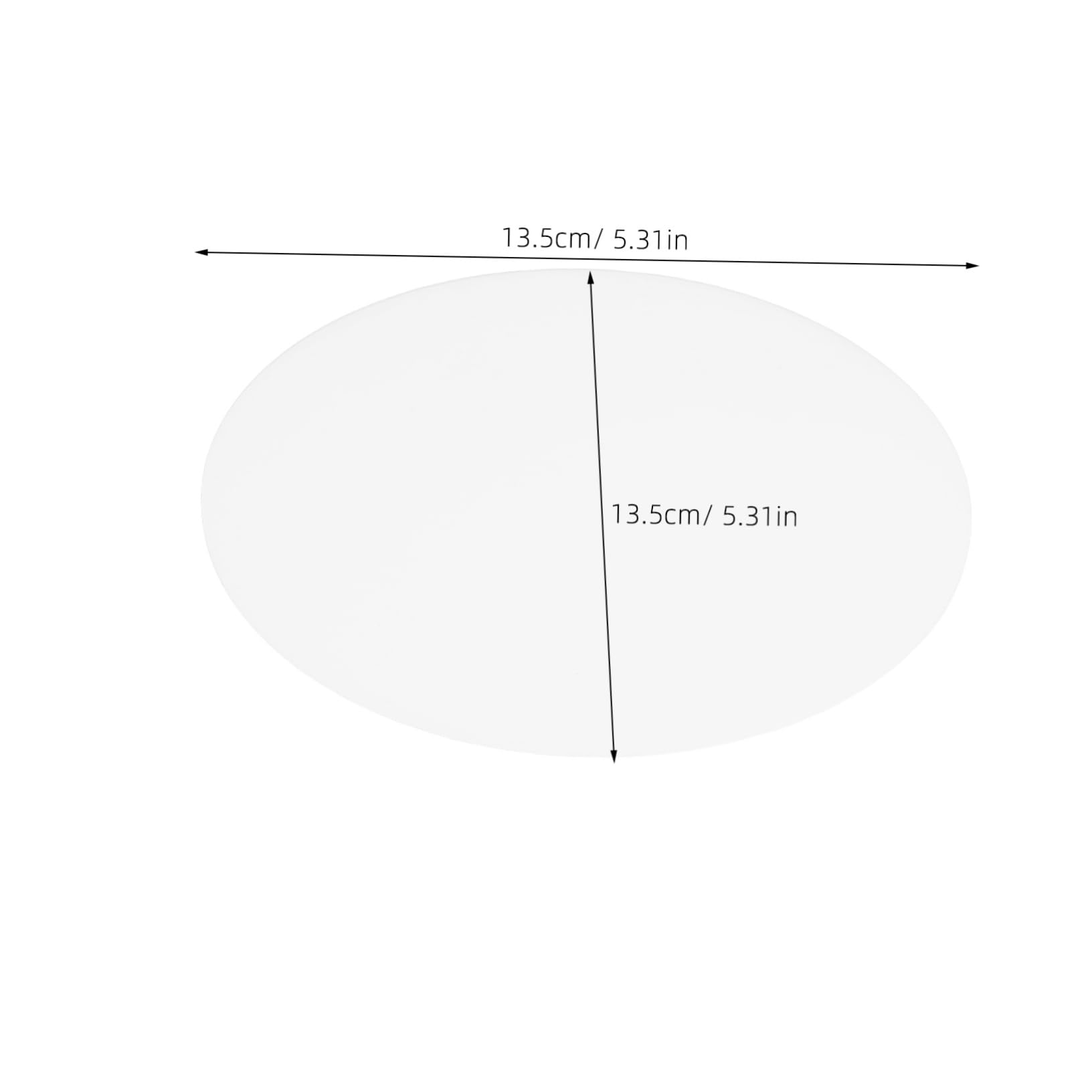 GRIRIW 4 Pack Plastic Light Diffuser Anti-glare Downlight Lamp Covers Soft Diffuser Accessories for Lighting Quick Replacement for Home