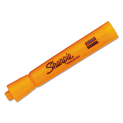 Image of Sharpie Accent Accent Liquid Pen Style Highlighter, Chisel Tip, Fluorescent Orange, 12 /Pack (1754466)