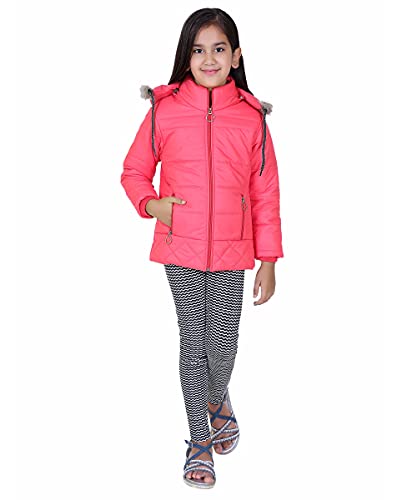 Image of Brazo Full Sleeve Solid Winter Wear Jacket for Girls