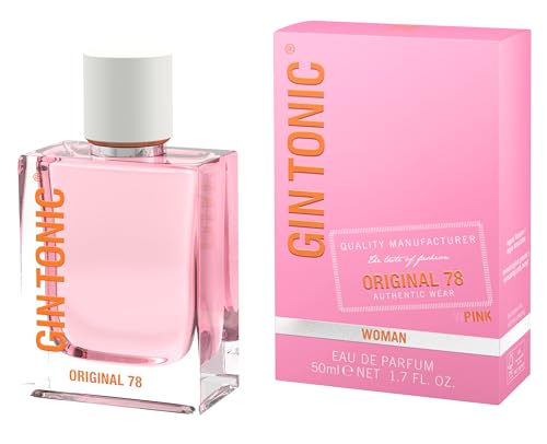 Gin Tonic Original 78 pink Parfüm Damen 50ml I sinnliches Eau de Toilette Damen für jedes Alter und jeden Anlass I aufregende Kombination aus Rose, Jasmin & Patschuli I süß, floral & verführerisch