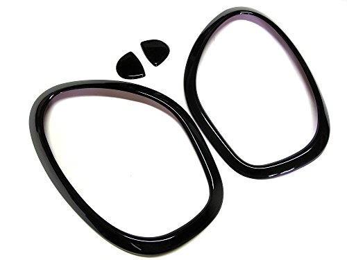 ATEX Glossy Black Stickers (Painted) for Cooper MK2 Countryman R60 2010~2016 Head Light Lamp Trim Cover + Water Spray Cover