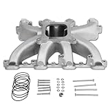 300-132 LS Mid-Rise Carbureted Intake Manifold Aluminum Single Plane Compatible...