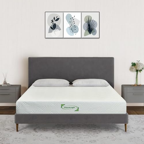 ViscoLogic Made in Canada 8 Inch Elite Gel Memory Foam Queen Mattress