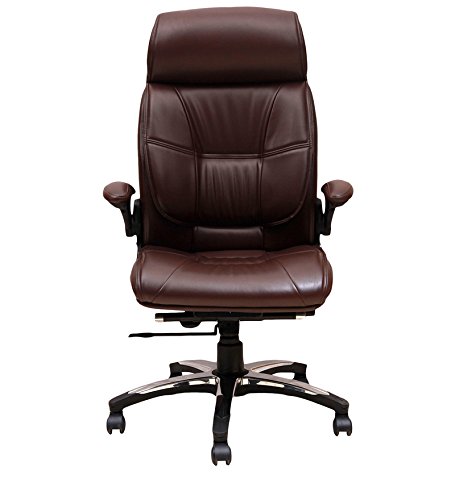 Chair Garage | High Back Office Chairs | Ergonomic Brown Chair with ...