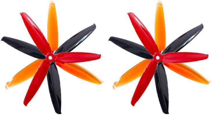 レーシングフレームドローンに最適、2206 ブラシレスモーターと互換性のある 6042 6 インチ 3 ブレードプロペラ 10 ペア