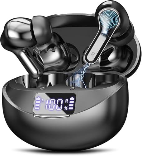 Fhumsh Wireless Earbuds, Bluetooth 5.4 Headphones HiFi...