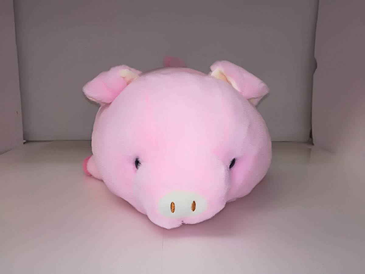 Amazon.co.jp: だっこして こぶたちゃん モモちゃん ぬいぐるみ 全長約