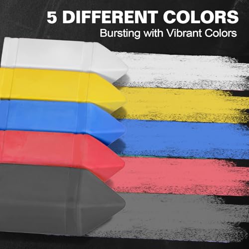 FELIZROCA Ungiftige Gehwegkreide für Kleinkinder, Jumbo-Kreide, Gehwegkreide, große Kreide, farbige Kreide für den Außenbereich (Party)