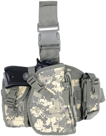 Lancer Tactical CA-324 MOLLE Platform Drop Leg Airsoft Gun Holster (ACU)