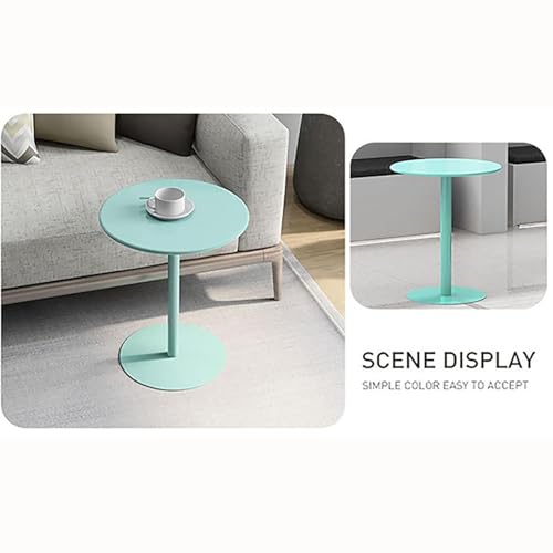 Petite table ronde en fer Couleur E robuste et stable 40x72cm
