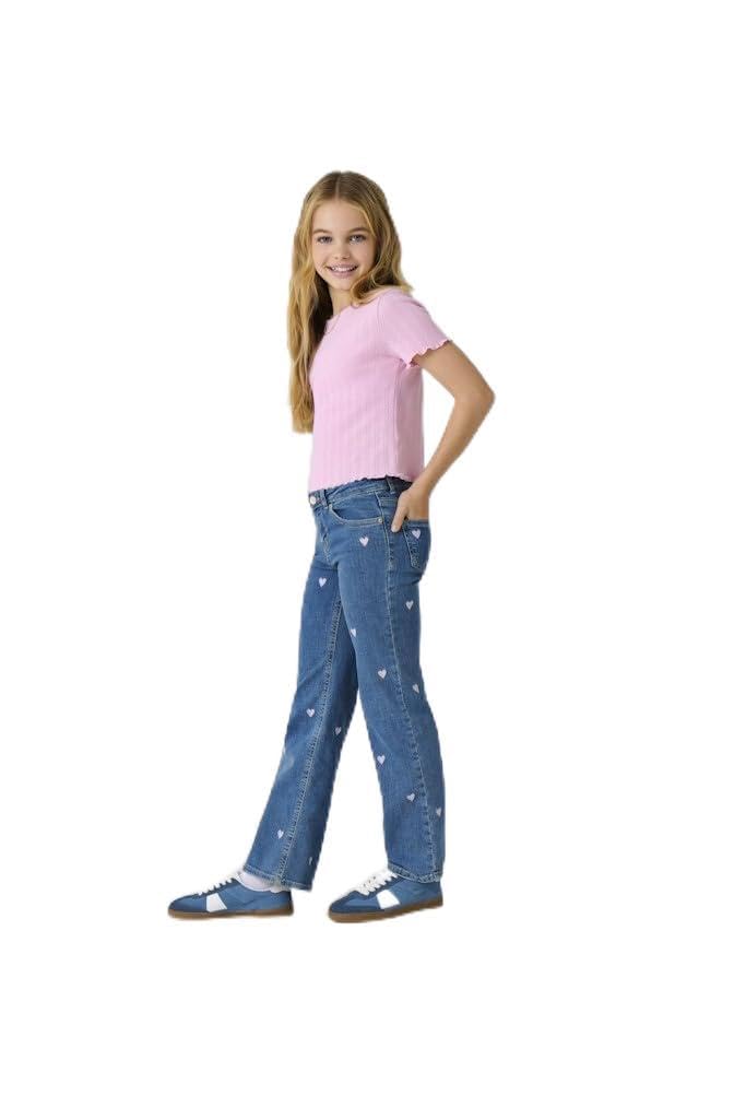 ONLY Girl Jeans mit weitem Bein KOGJUICY Weiter Beinschnitt Jeans