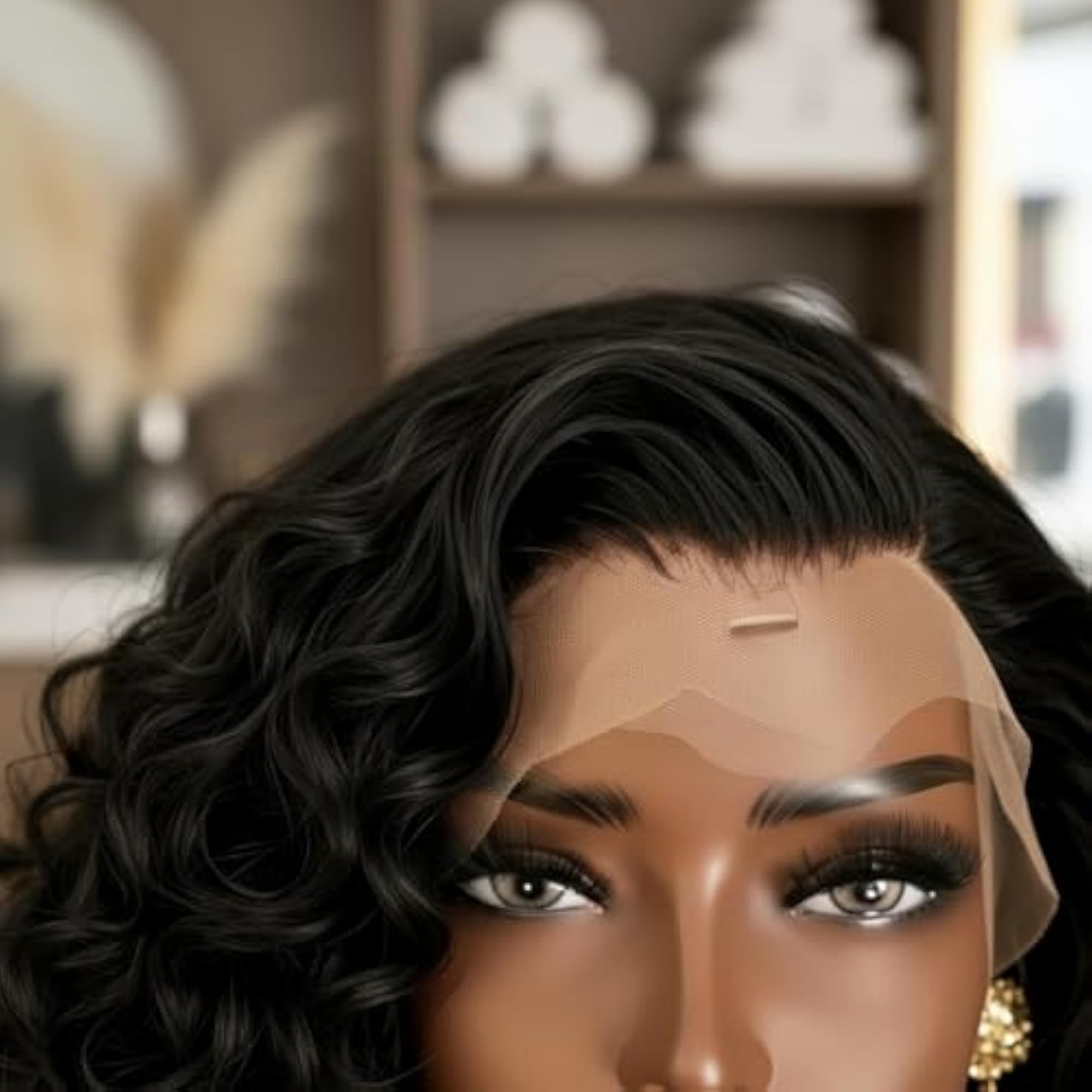 Pinable PVC Mannequin Bust for Cosmetology Students