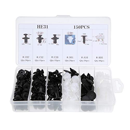 Yorten Pinos retentores de empurrar para carroceria de carro diversos Prendedores de rebite Clipe de